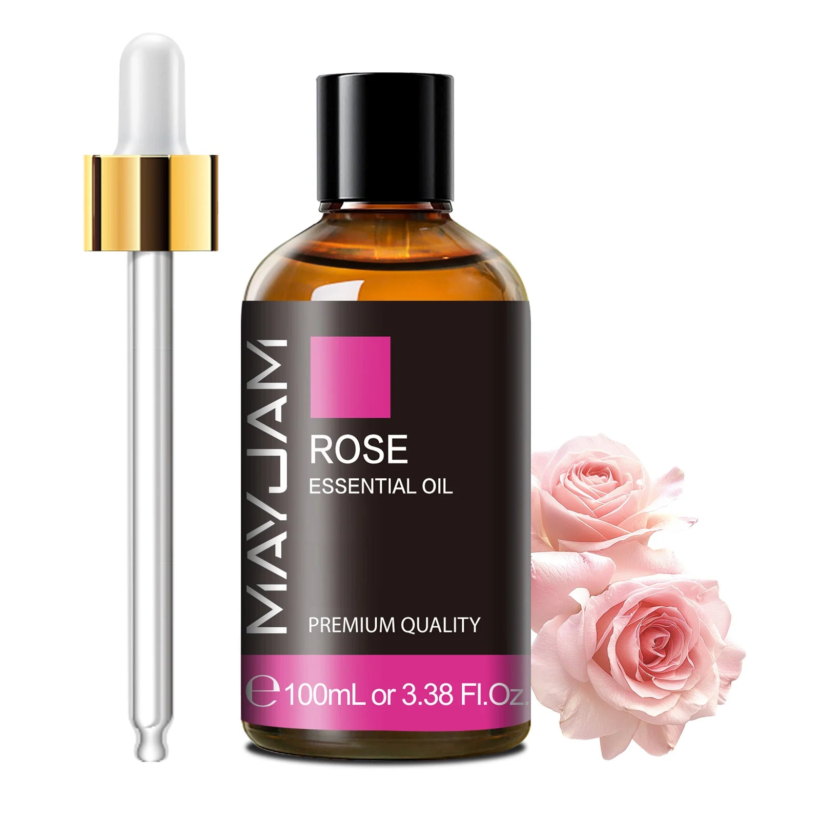 MAYJAM 100ml Pure Plant Essential Oil — Mint, Bergamot, Patchouli, Lemongrass & More