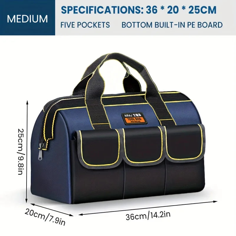 AIRAJ 1680D Oxford Electrician Tool Bag – Waterproof High-Capacity Storage Bag (13–18 inch)