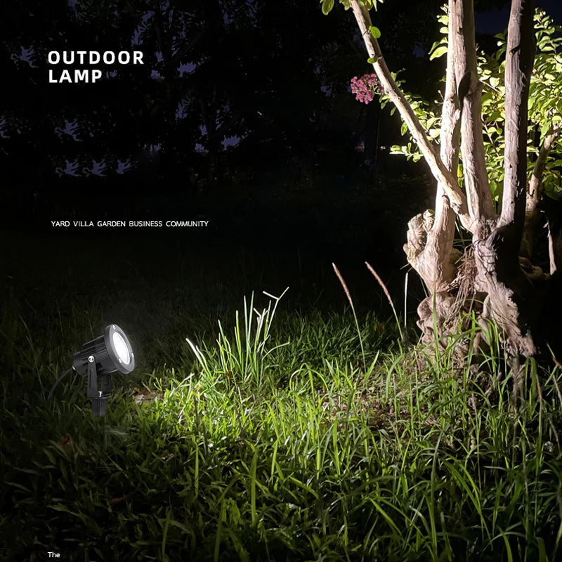 Zhengde LED Spike Lawn Lamp – 5W–20W IP65 Landscape Spotlight AC/DC
