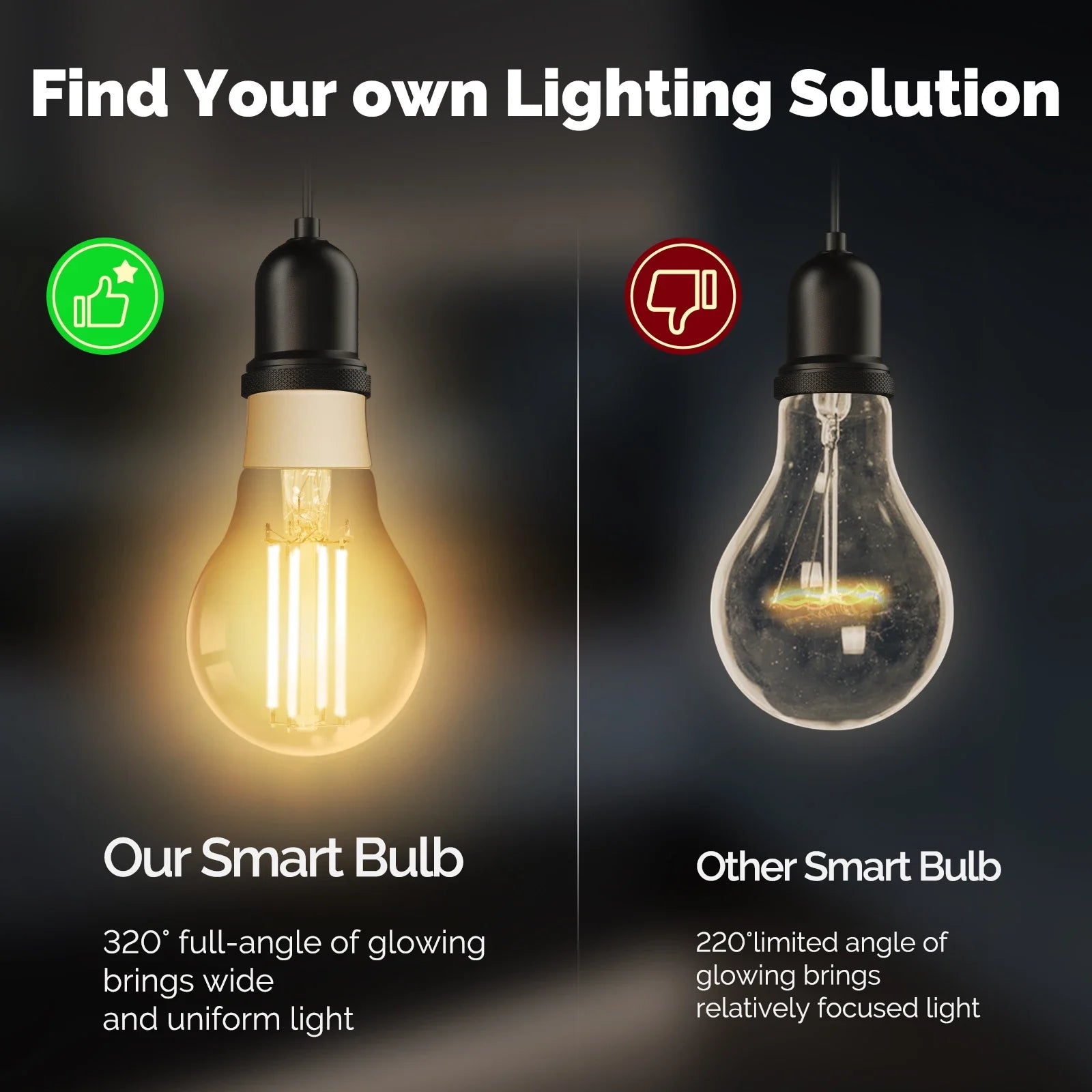 MOES ZigBee Smart Filament Bulb E27 — Tuya App, Alexa & Google Compatible