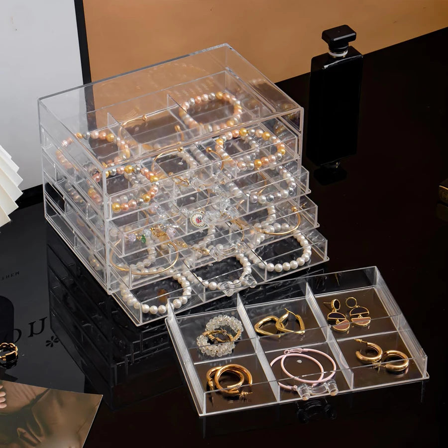30-Grid Stackable Earring & Bracelet Case