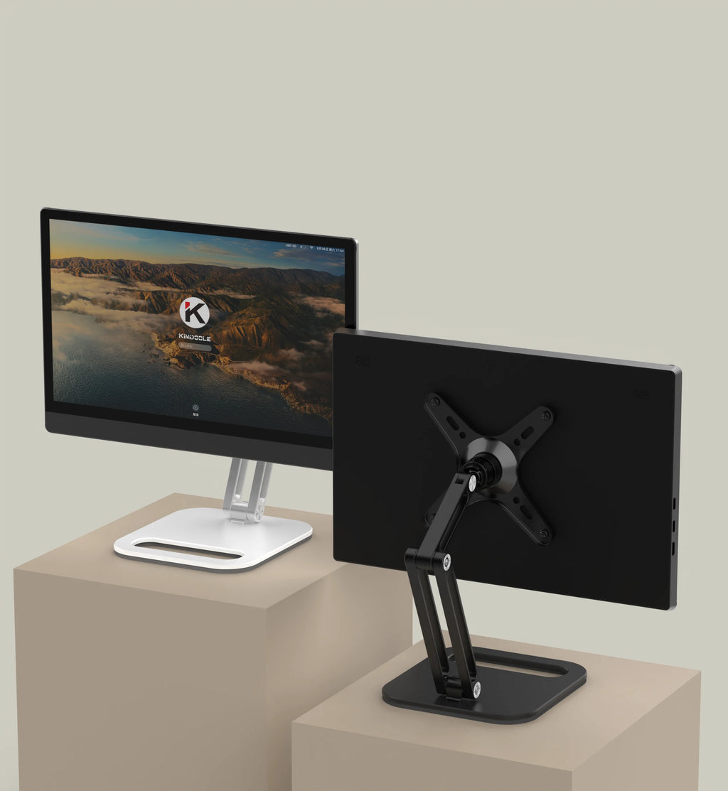 Portable VESA Monitor Stand — Height Adjustable for 13–18" Screens