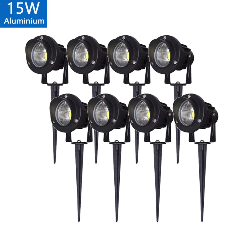Zhengde LED Spike Lawn Lamp – 5W–20W IP65 Landscape Spotlight AC/DC
