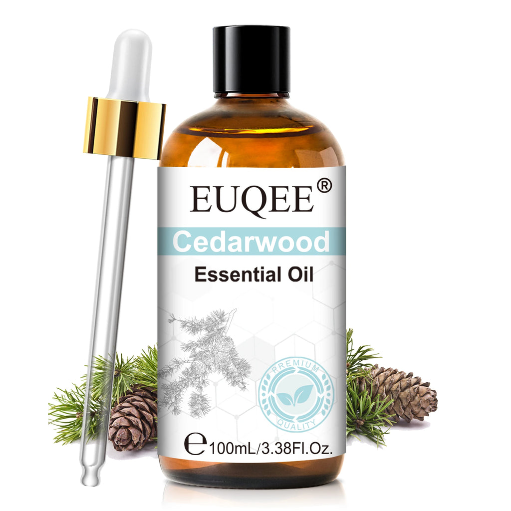 EUQEE 100ml Pure Essential Oil — Vanilla, Lavender, Cinnamon or Lemon — Diffuser & Candle Making
