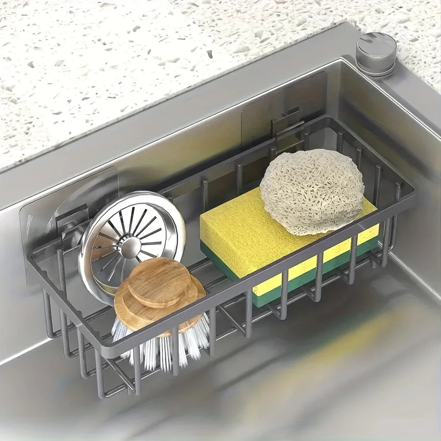 No-Drill Kitchen Sink Organizer