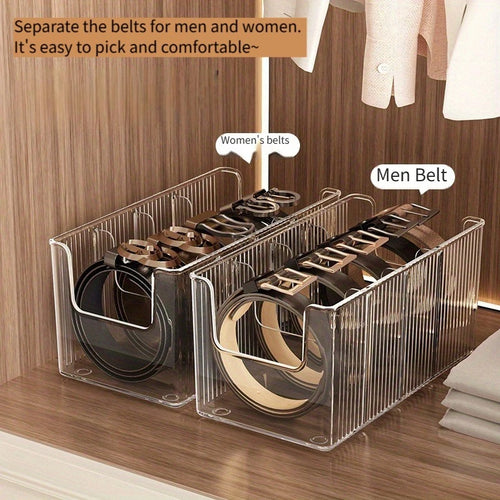 5-Grid Belt & Tie Organizer Box
