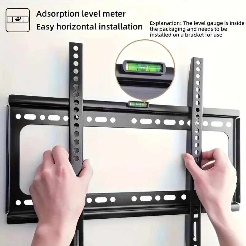Fixed TV Wall Mount Bracket — For 26–63" Flat & Curved TVs