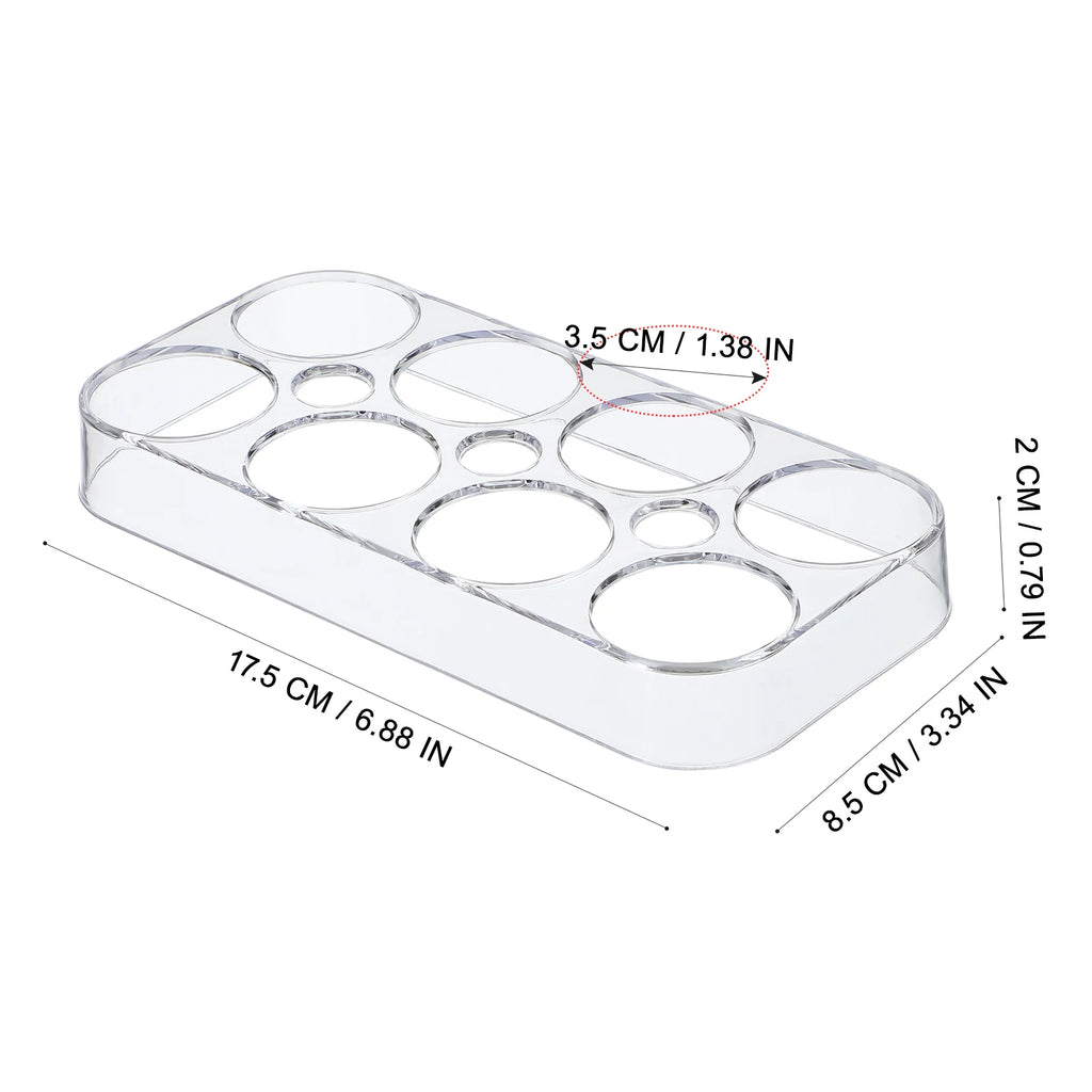 Refrigerator Egg Tray & Organizer — Stackable, Portable