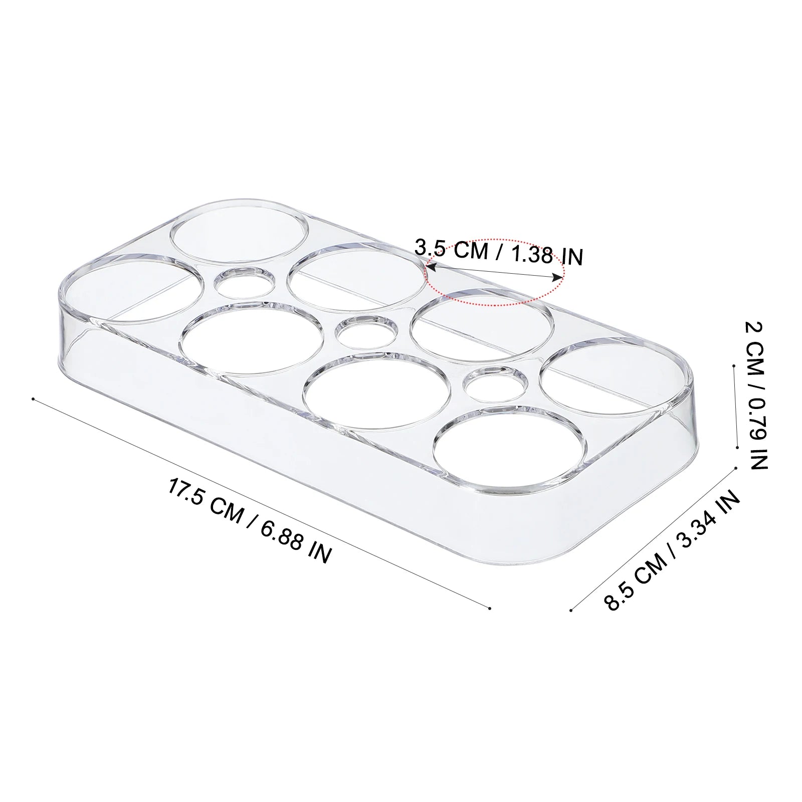 Refrigerator Egg Tray & Organizer — Stackable, Portable