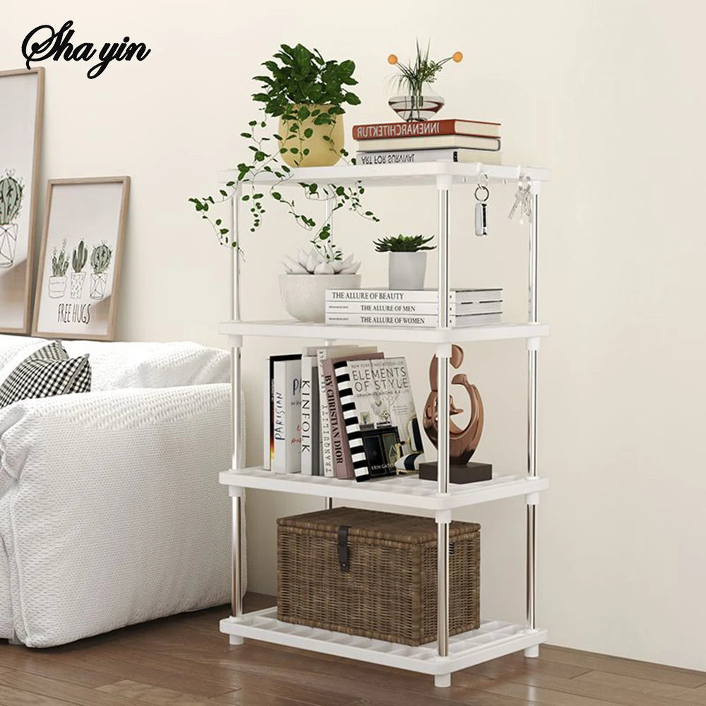 Multi-Level Floor Storage Rack — Kitchen, Bathroom & Living Room