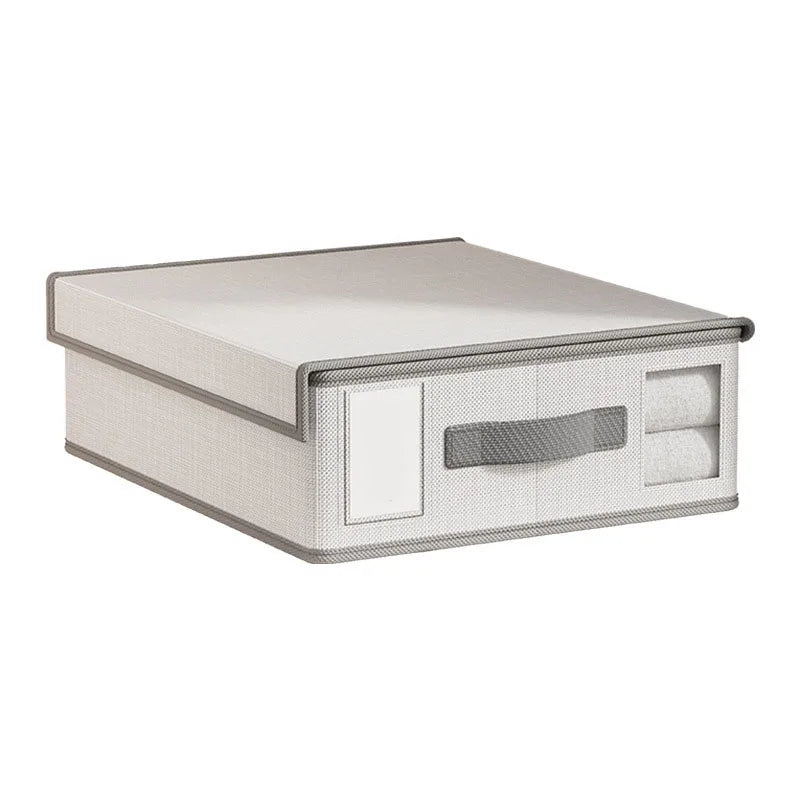 Non-Woven Bed Sheet & Blanket Storage Box with Lid