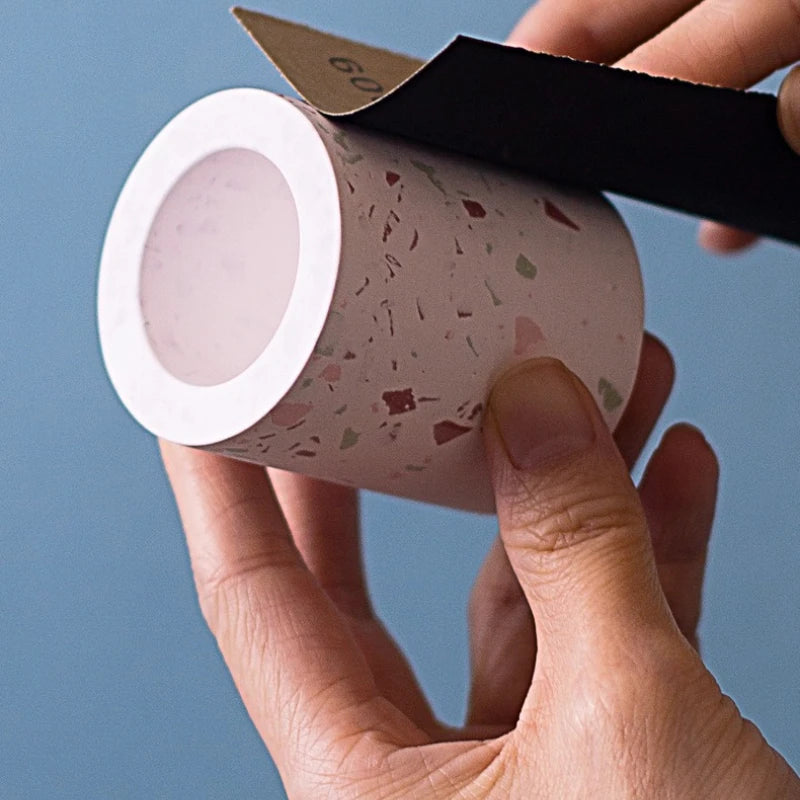 Diatomite Toothbrush Holder — Absorbent Terrazzo Bathroom Container