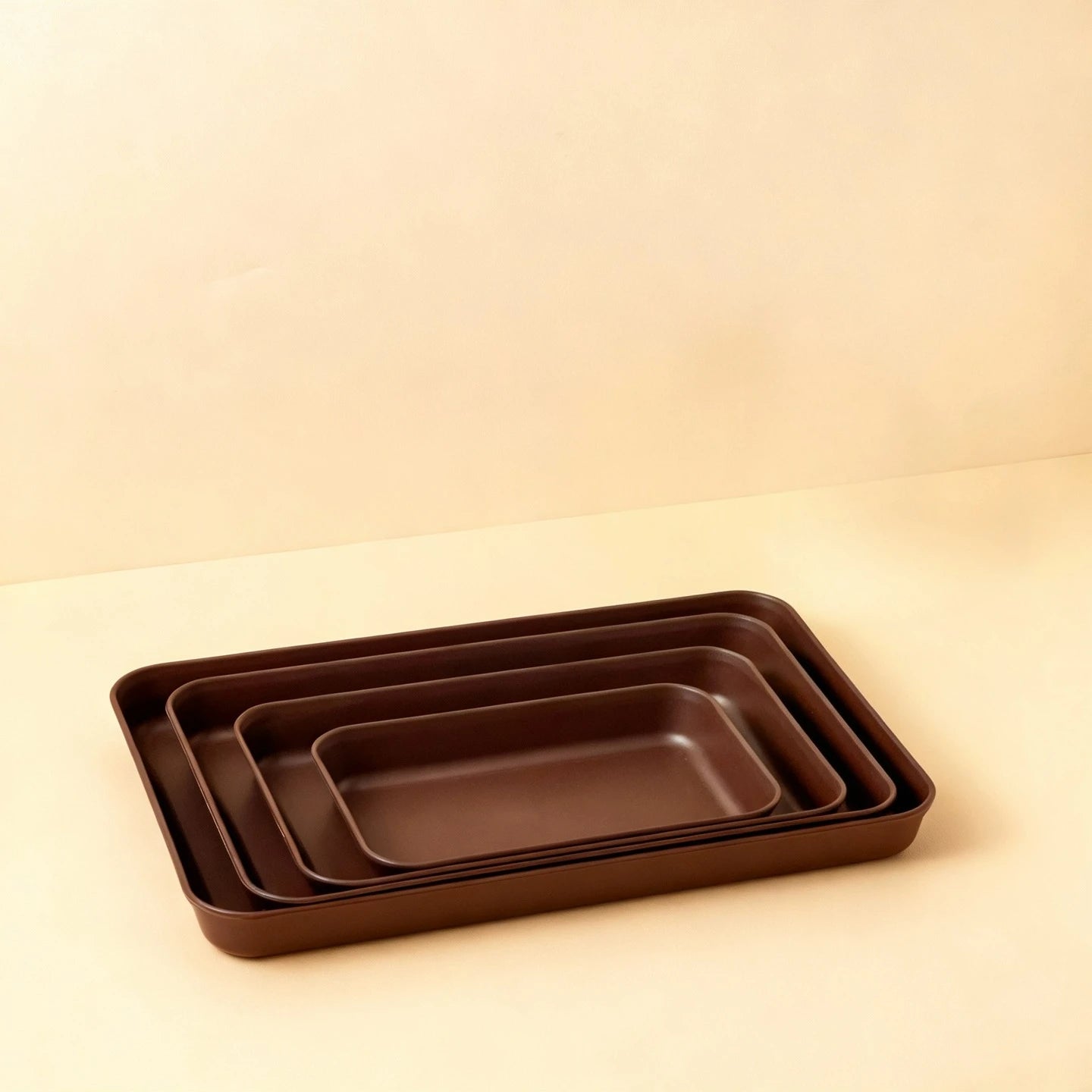 Deep Rectangular Plastic Storage Tray — Multi-Purpose Food & Kitchen Organiser
