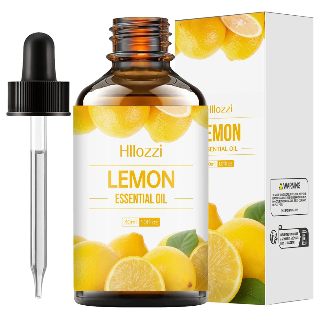 Lemon Pure Essential Oil — 30ml, 60ml or 100ml — Aromatherapy, Hair & Body Care