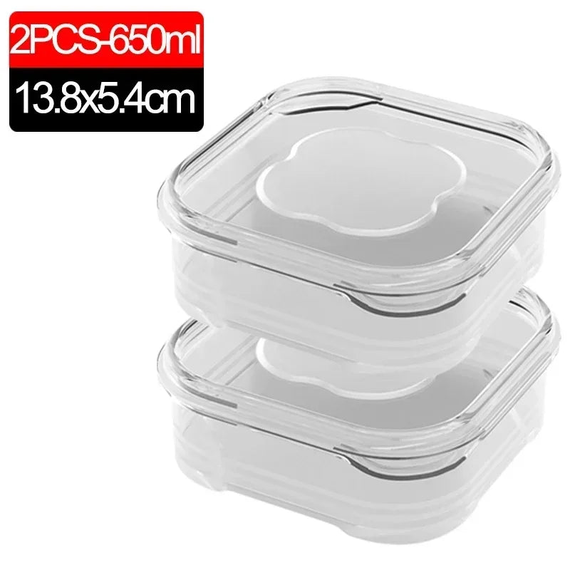 Small Food Fresh-Keeping Boxes — Transparent, Freezer Safe, Set Options