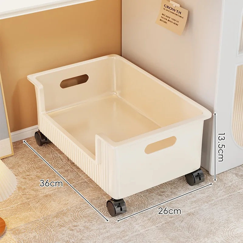 Rolling Under-Bed Storage Bin with Wheels