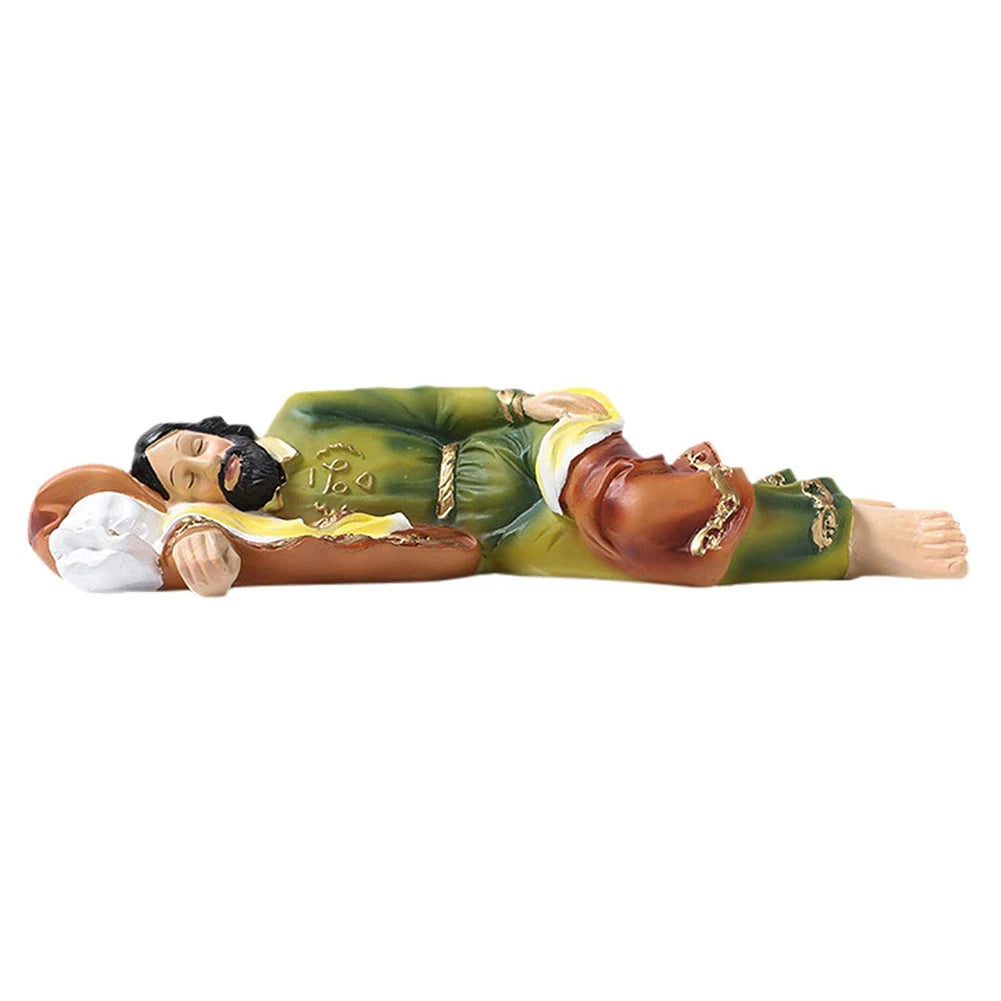 Saint Joseph Sleeping Resin Statue — Catholic Religious Figurine