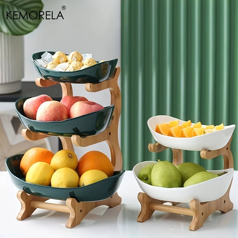 2 or 3-Layer Fruit & Snack Stand — for Living Room & Entertaining