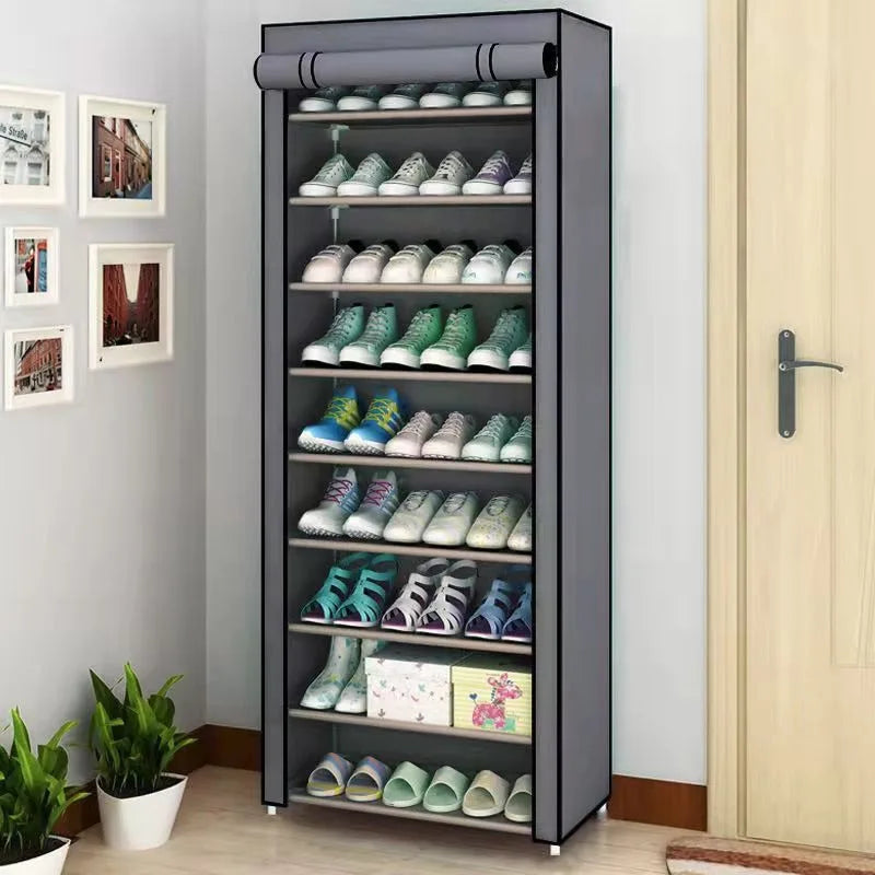 Dustproof Non-Woven Shoe Cabinet — 6, 8 or 10 Layers