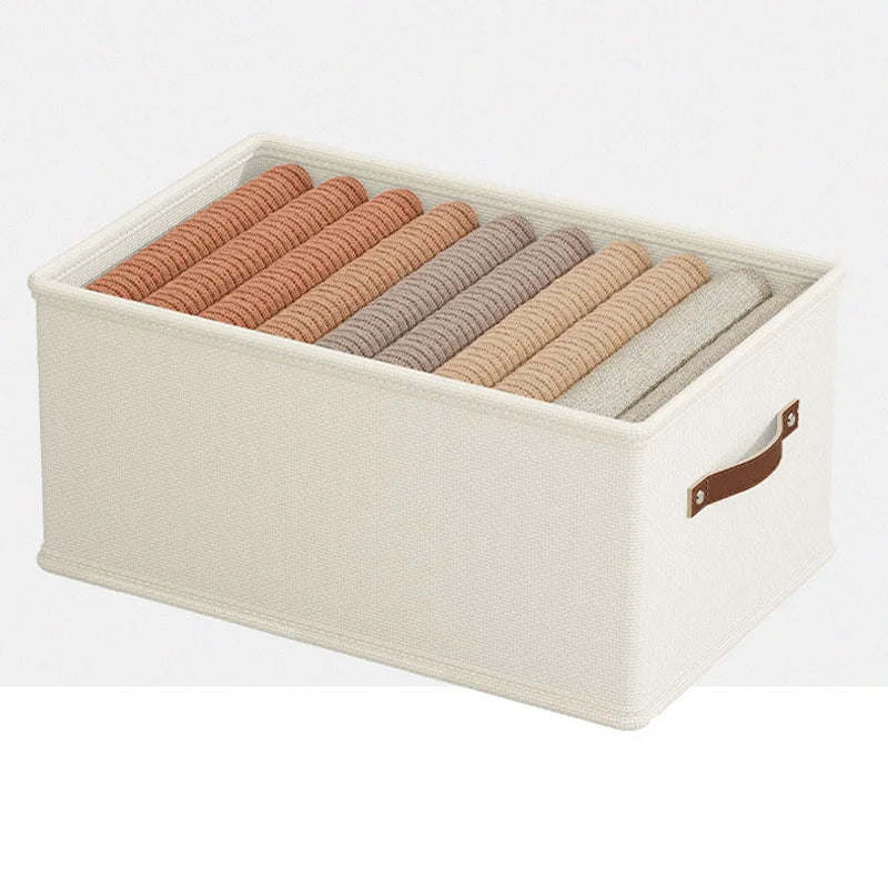 Open-Top Oxford Fabric Storage Box — Bedroom Organizer