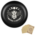 Black Stainless Steel Decorative Tray — Jewellery Dish & Altar Plate