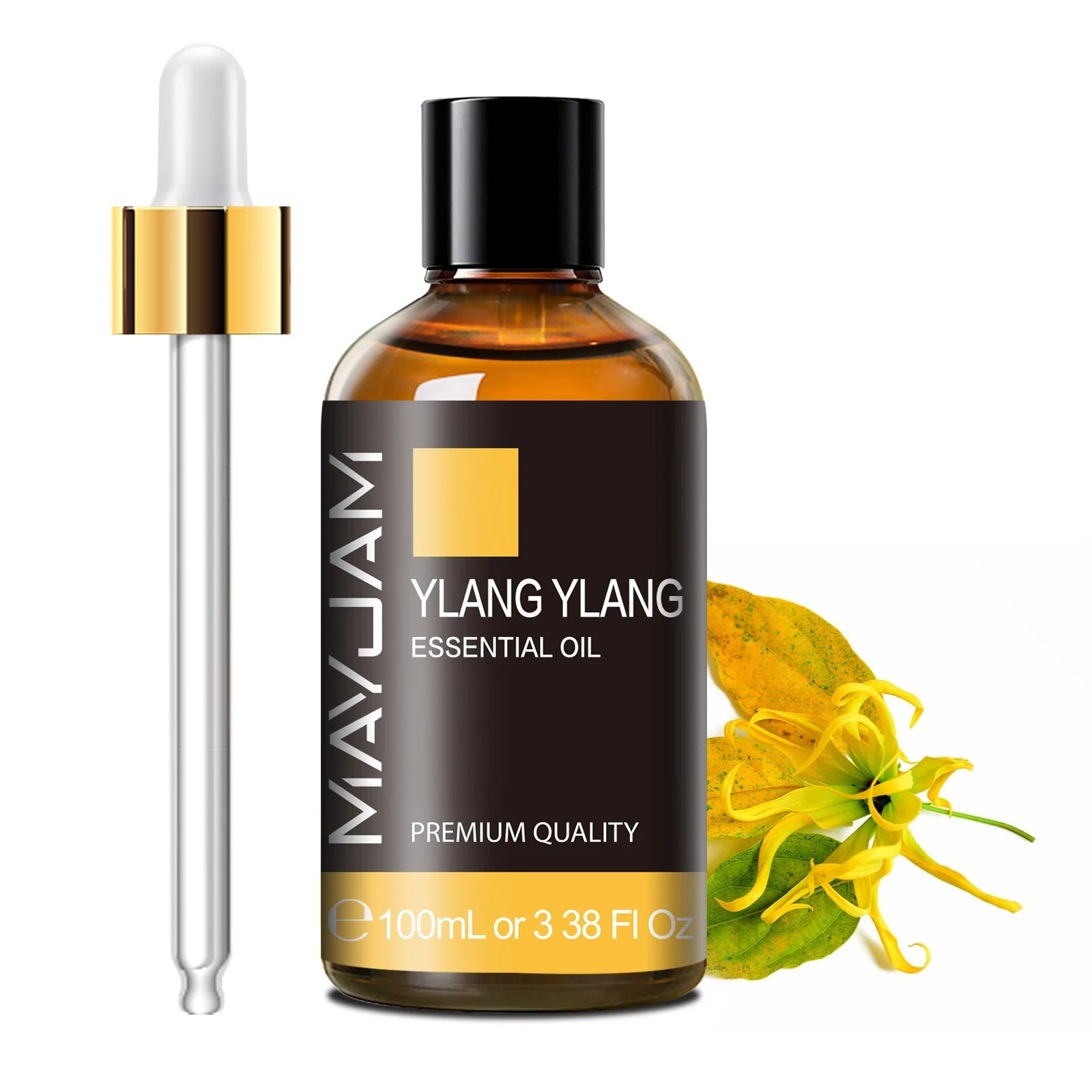MAYJAM 100ml Pure Plant Essential Oil — Mint, Bergamot, Patchouli, Lemongrass & More