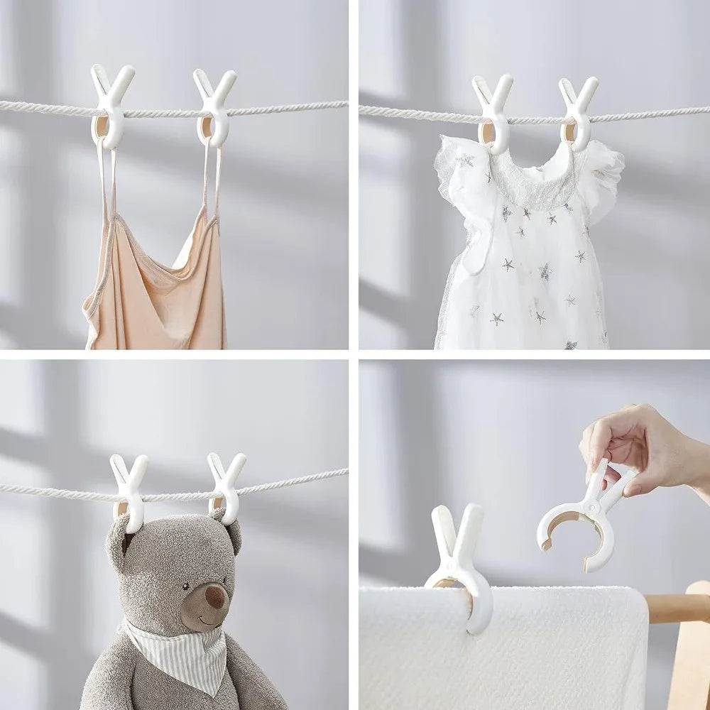 Heavy Duty Beach Towel & Laundry Clips