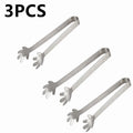Stainless Steel Mini Serving Tongs — for Sugar, Ice, Snacks & Coffee Bar