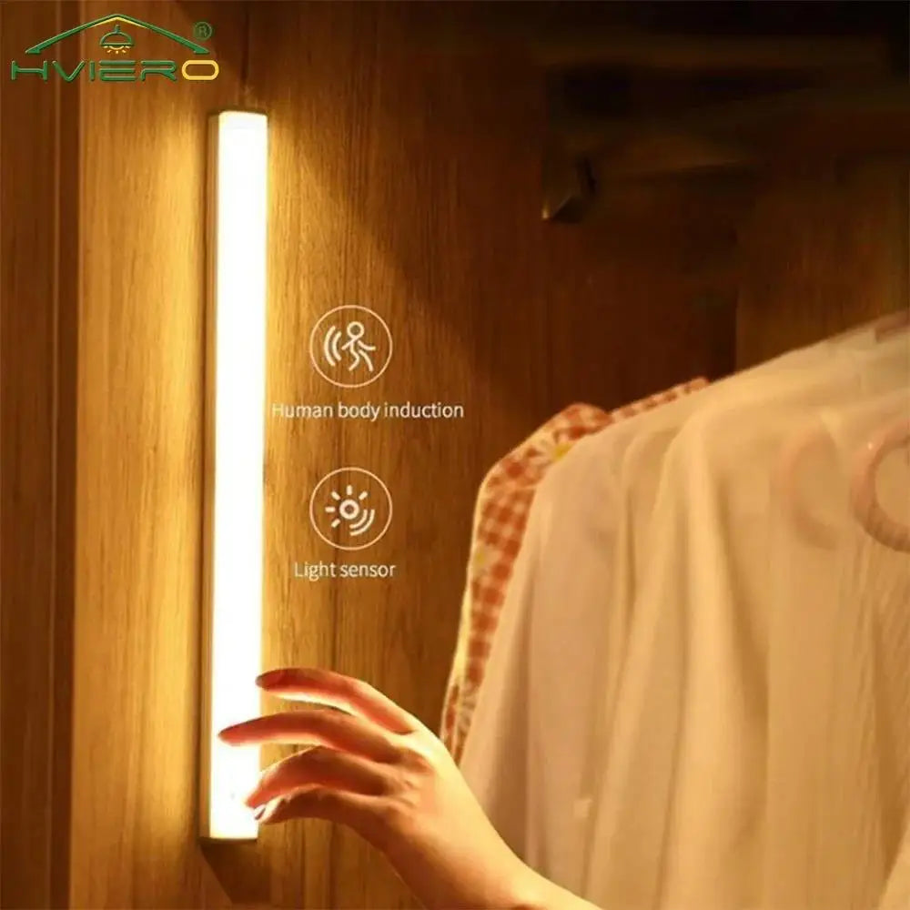 Wireless Motion Sensor Night Light — USB Rechargeable, Magnetic Mount