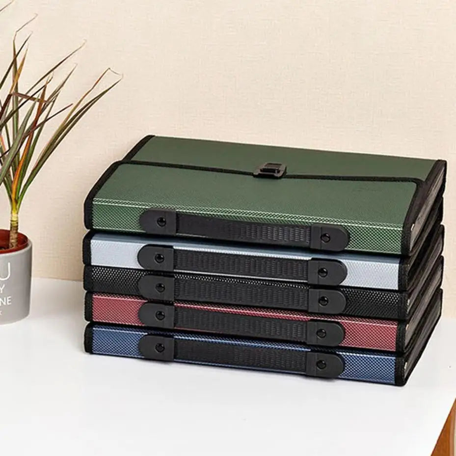 A4 Accordion Expanding File Folder — Multi-Layer PP Document Organizer