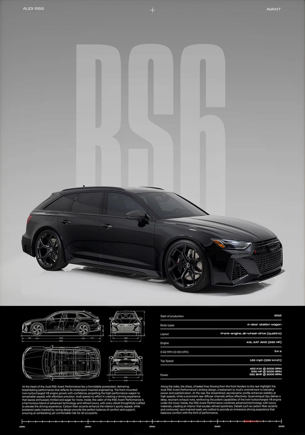 Luxury Sports Car Canvas Wall Art Poster — Unframed HD Print