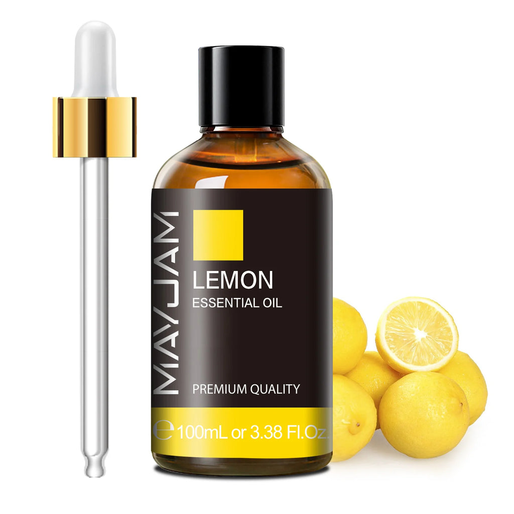 MAYJAM 100ml Pure Plant Essential Oil — Mint, Bergamot, Patchouli, Lemongrass & More