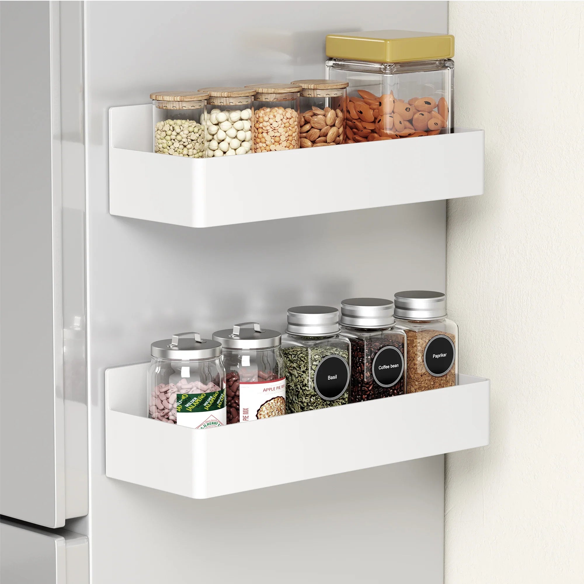 Magnetic Wall Shelf — No-Drill Storage Rack for Kitchen & Bathroom