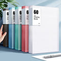 60-Page A4 Storage Folder — Clear View Panels & Built-in Pen Holder