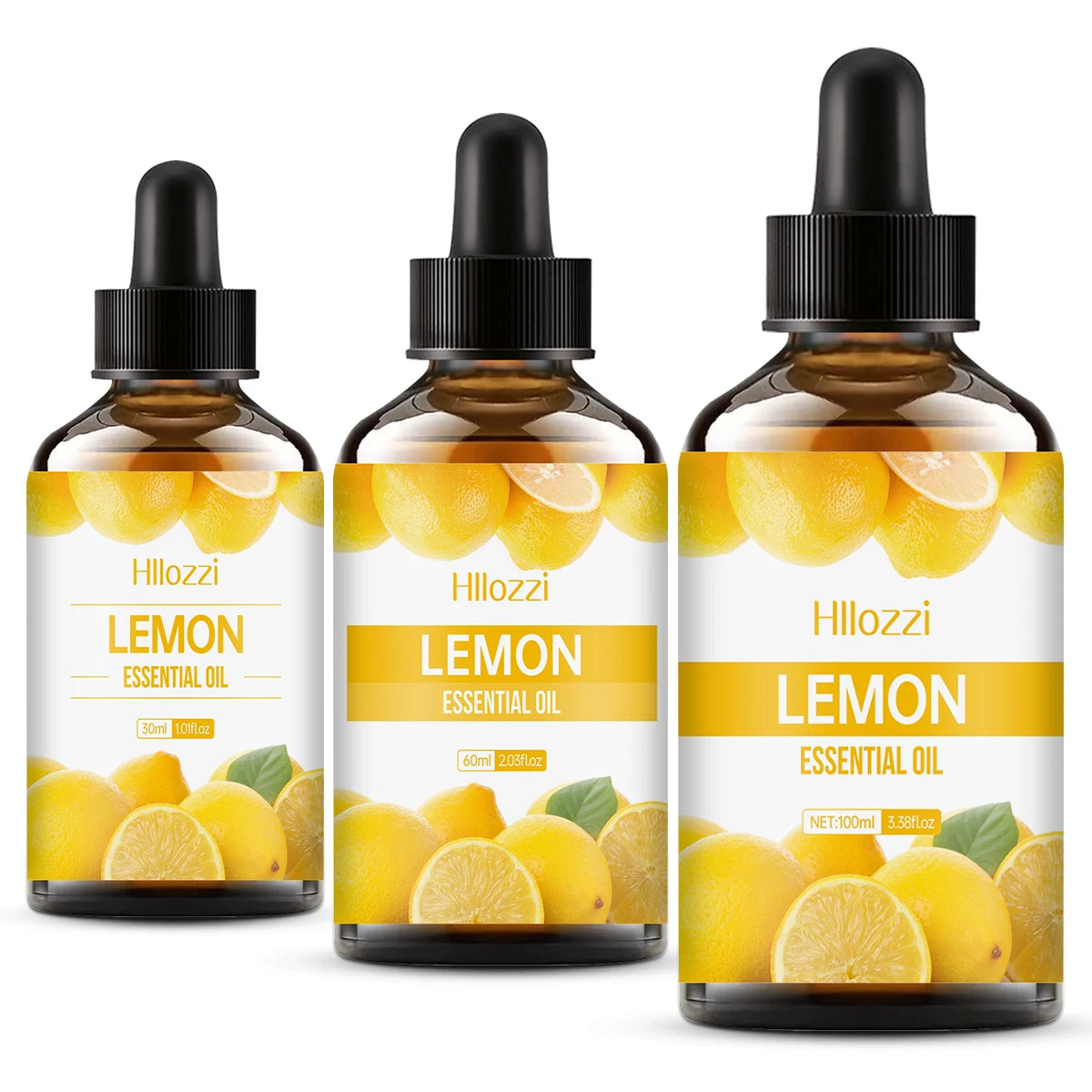Lemon Pure Essential Oil — 30ml, 60ml or 100ml — Aromatherapy, Hair & Body Care