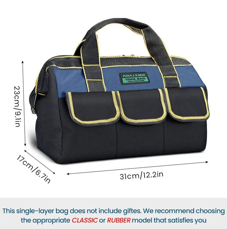 AIRAJ 1680D Oxford Electrician Tool Bag – Waterproof High-Capacity Storage Bag (13–18 inch)