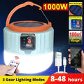 NEWBIRTH Solar LED Camping Lantern – IPX6 Waterproof Rechargeable Light with Remote Control & 3 Modes
