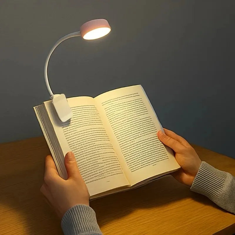 Portable Clip-On Reading Light — 3 Colour Modes, Eye Protection