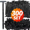 Nylon Self-Locking Zip Ties with Pin Button — Heavy Duty Fastening Strap