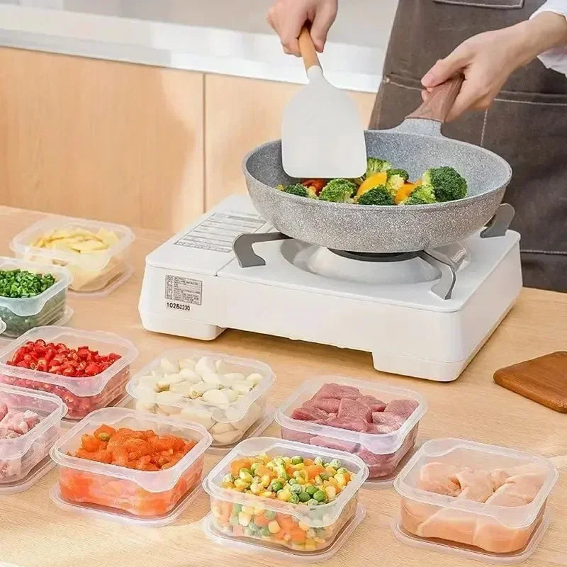 Small Food Fresh-Keeping Boxes — Transparent, Freezer Safe, Set Options