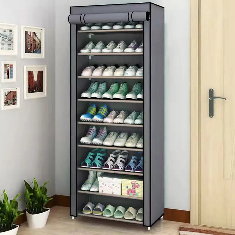 Dustproof Non-Woven Shoe Cabinet — 6, 8 or 10 Layers