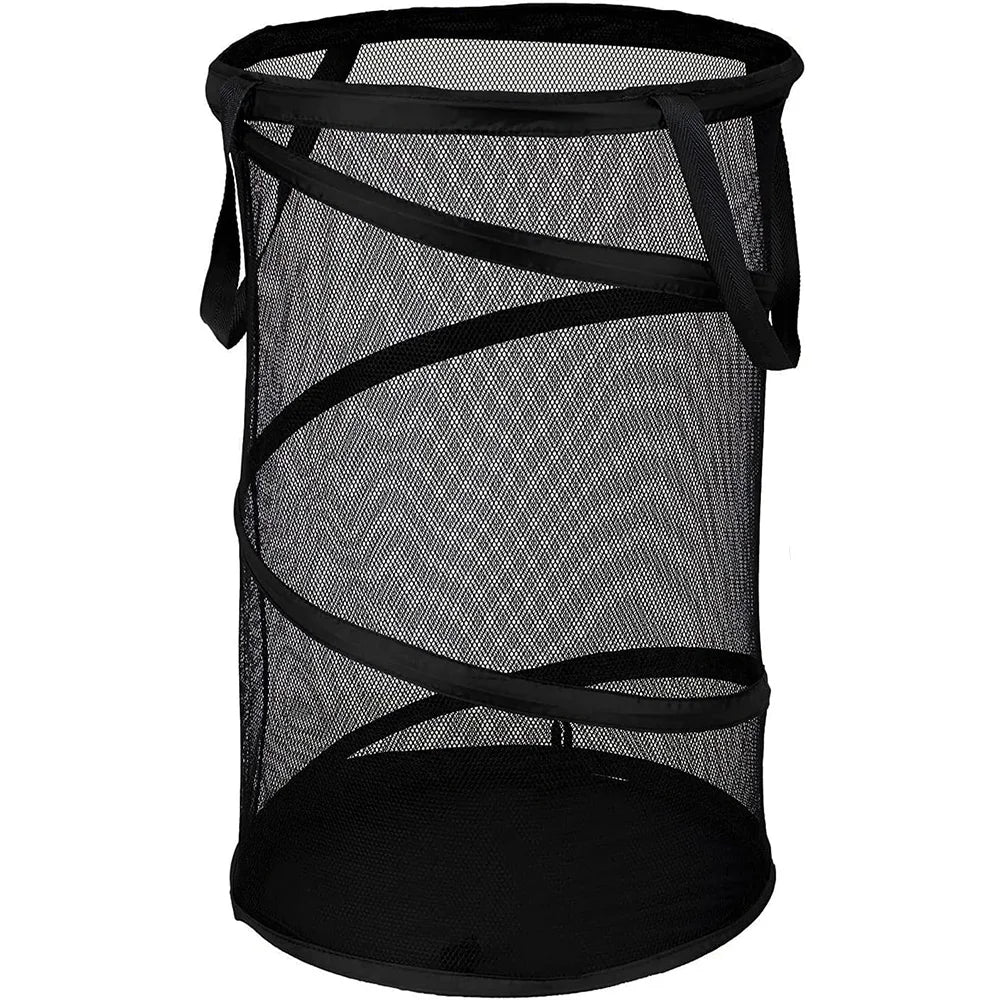 Extra-Large Collapsible Mesh Pop-Up Laundry Hamper