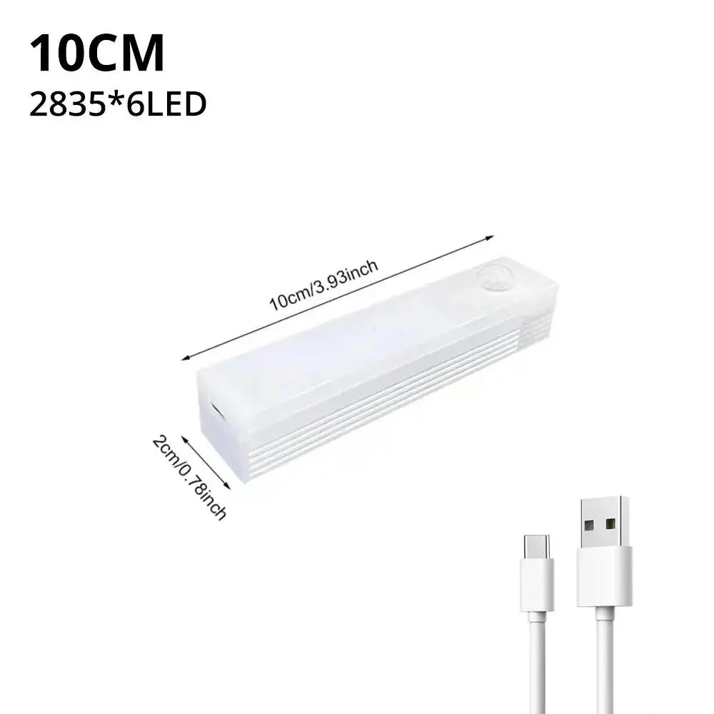 Wireless Motion Sensor Night Light — USB Rechargeable, Magnetic Mount