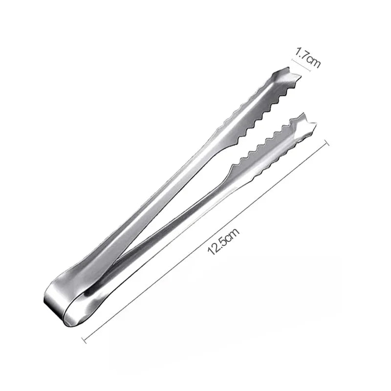 Stainless Steel Food Tongs — BBQ, Salad & Buffet, Non-Slip Grip