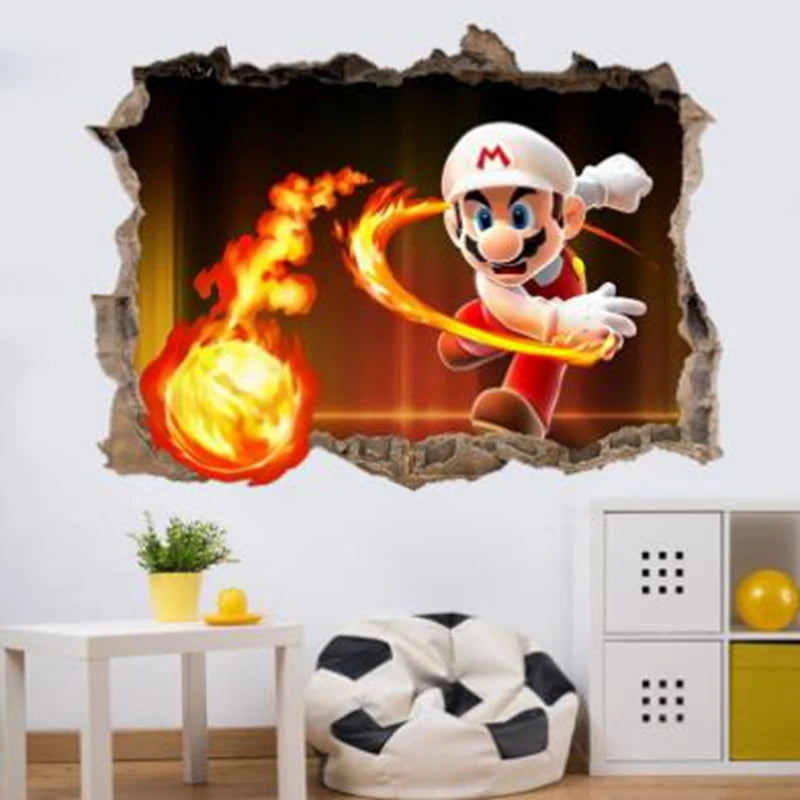 3D Cartoon Vinyl Wall Stickers — Kids Room & Nursery Decoration