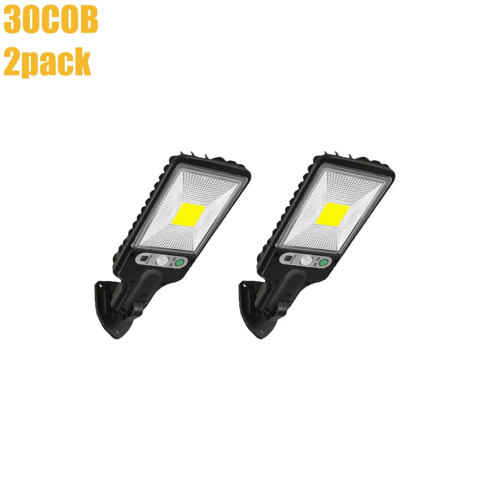 ZTree Solar Security Wall Light – COB LED Motion Sensor with 3 Modes for Garden, Courtyard & Patio (IP65)