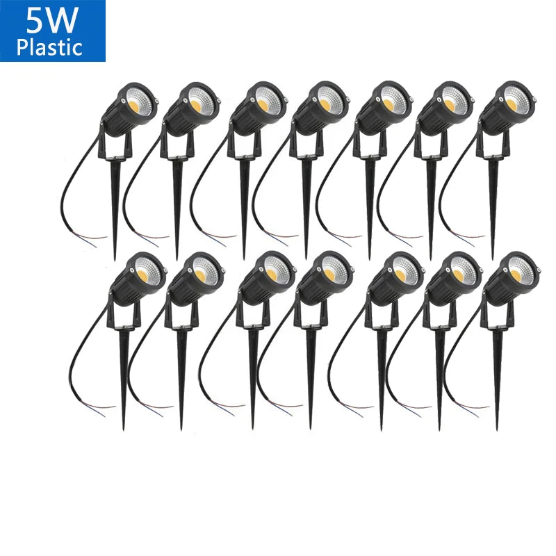 Zhengde LED Spike Lawn Lamp – 5W–20W IP65 Landscape Spotlight AC/DC