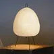 Handmade Rice Paper LED Table Lamp — Minimalist, Warm Glow