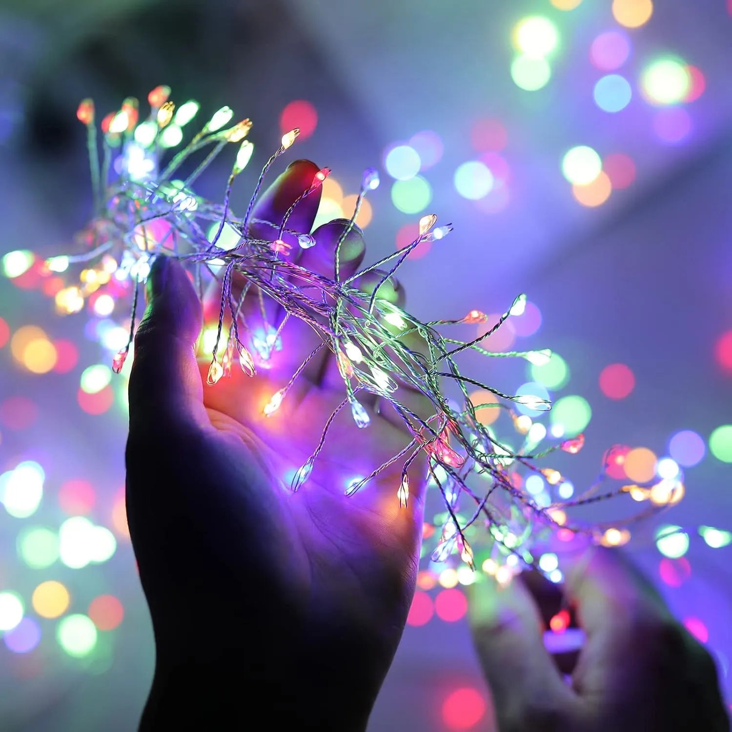 IEEYEEY USB LED Firecracker String Lights – 3–9m with Remote, 8 Modes