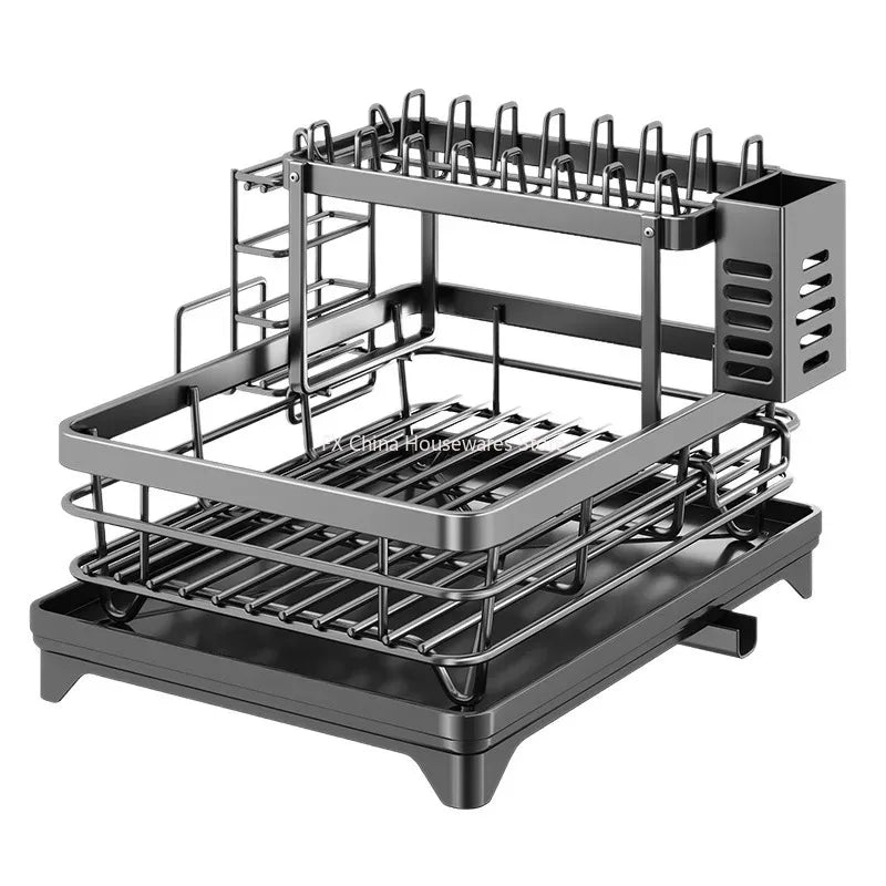 Adjustable Over-Sink Dish Drying Rack
